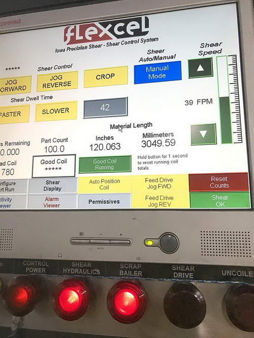 60 x .105 x 20,000 Lb IOWA PRECISION Slear Line