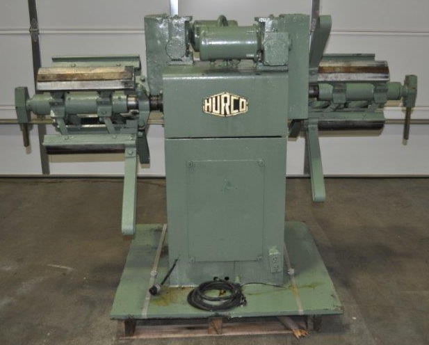 2,500 Lb HURCO Motorized Double End Uncoiler, 16 to 20 ID, 72 OD, 16 Width
