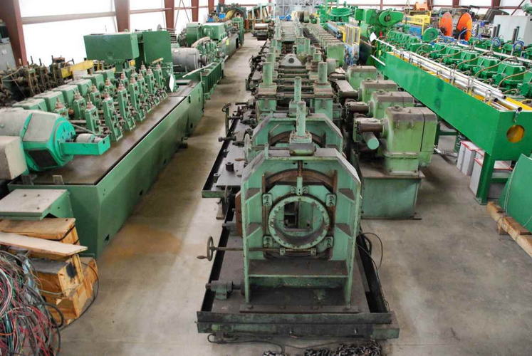 8 x .313 VOEST ALPINE High Frequency Tube Mill, Left-to-Right