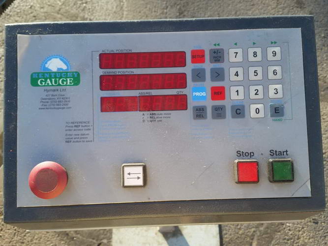 12 W KENTUCKY GAUGE Feeder, 12 W x 22' L Roller Conv Type, 24-Pos Controller