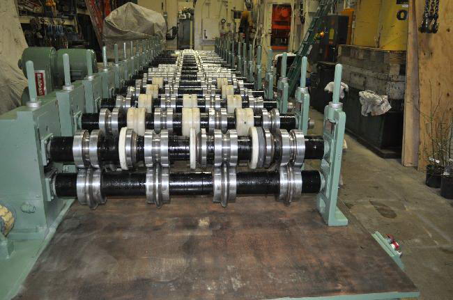 16-Stand BRADBURY Roll Former, 3.5 Spdl, 48 RS, 20 Hor, 4-7/8 - 6-7/8 Ver