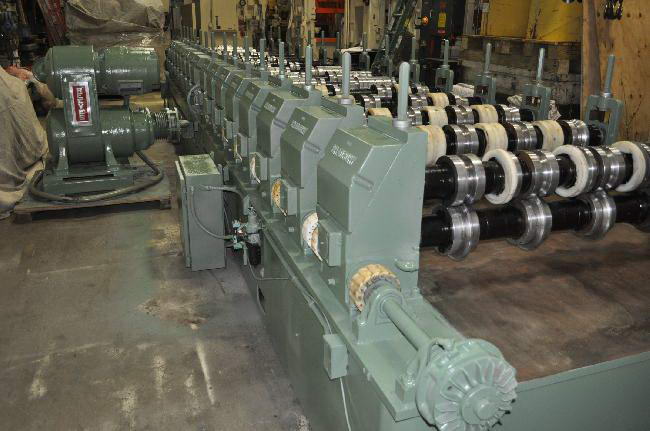 16-Stand BRADBURY Roll Former, 3.5 Spdl, 48 RS, 20 Hor, 4-7/8 - 6-7/8 Ver