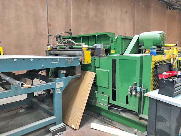 60 x .090 x 25,000 Lb MCKAY Cut-To-Length Line, 12' Stacker, L-R Direction