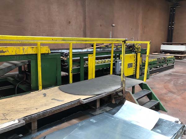 60 x .090 x 25,000 Lb MCKAY Cut-To-Length Line, 12' Stacker, L-R Direction