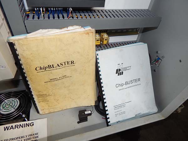 13 GPM, 1200 PSI CHIPBLASTER Thru-Spindle Variiable Speed High Pressure Coolant