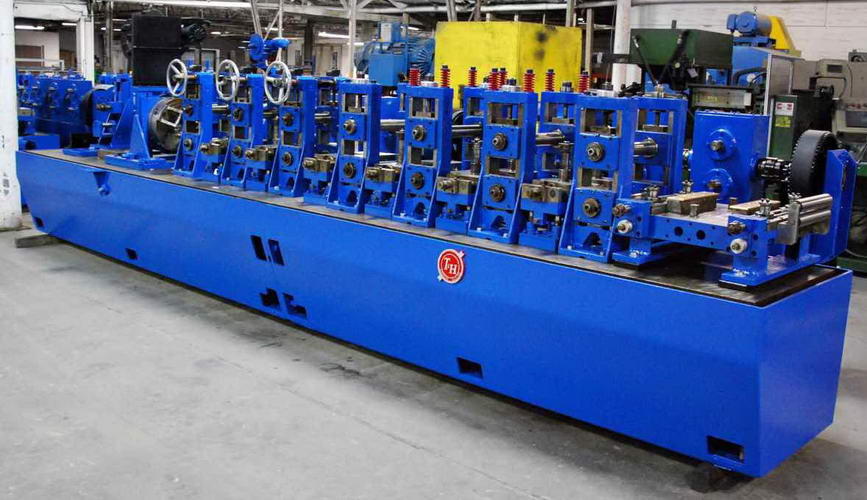 3 x .134 TUREK & HELLER High Frequency Tube Mill Line, Right-to-Left