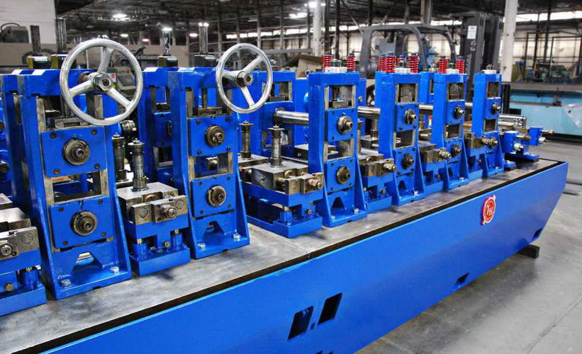 3 x .134 TUREK & HELLER High Frequency Tube Mill Line, Right-to-Left