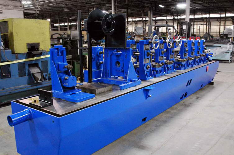 3 x .134 TUREK & HELLER High Frequency Tube Mill Line, Right-to-Left