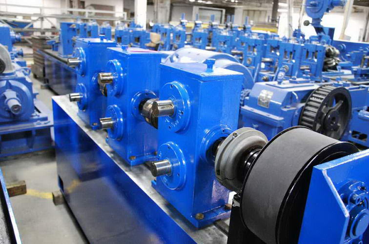 3 x .134 TUREK & HELLER High Frequency Tube Mill Line, Right-to-Left