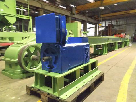 66,000 Lb MARIO FRIGERIO Sgl Pull Draw Bench, 110,000 Lb Push-Pointer, 103 kW