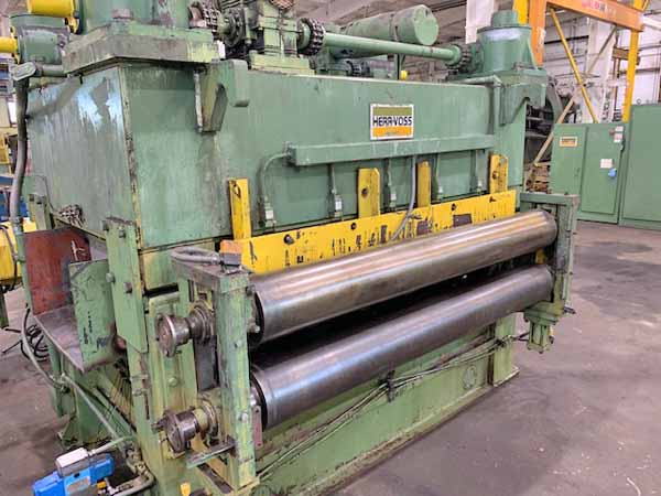 72 x .230 x 60,000 Lb HERR VOSS / PROECO Cut-to-Length Line, Left-to-Right