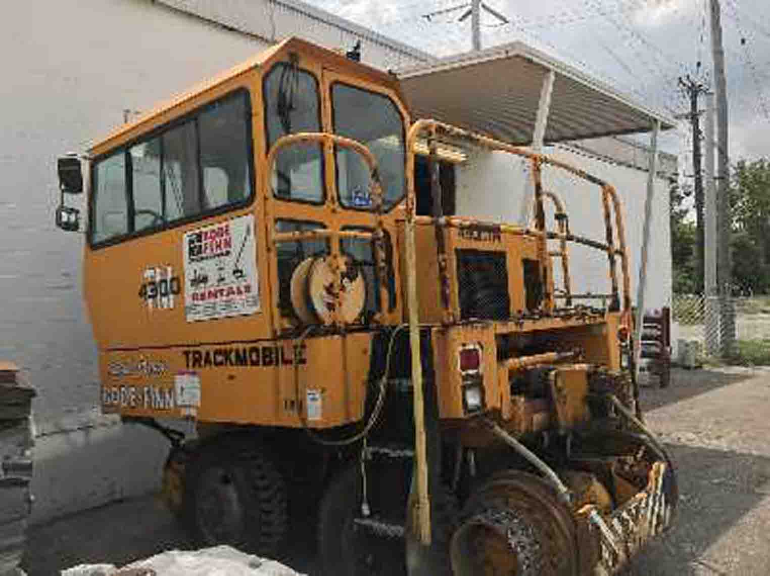 TRACKMOBILE 4300TM Car Puller, 28K Lbs (Sgl) and 38K Lbs (Dbl) Tractive Capacity