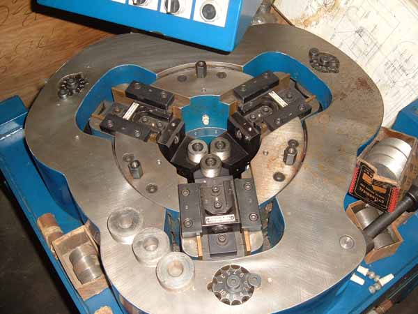 1-1/2 KINEFAC MC-6-F 3-Die Thread Roller, Timers, Parts Ejector, 10 HP