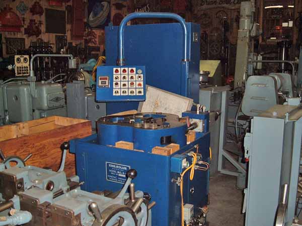 1-1/2 KINEFAC MC-6-F 3-Die Thread Roller, Timers, Parts Ejector, 10 HP