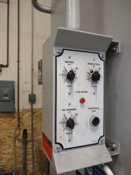 48 Dia x 60 H CUDA Parts Washer, 5,000 Lb Cap, 18 kW Heater, 7-1/2 HP