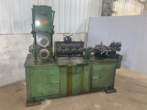 1/2 RMG 2-Plane Straightener, (2) Pair Entry Guide Rolls, Pair Pinch Feed Rolls