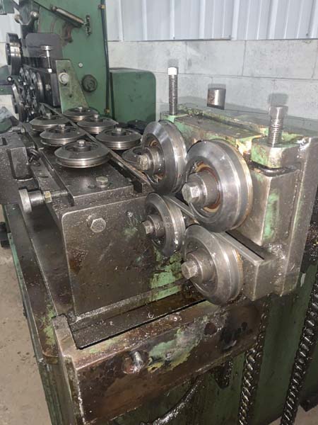 1/2 RMG 2-Plane Straightener, (2) Pair Entry Guide Rolls, Pair Pinch Feed Rolls