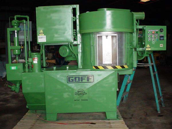 13 Dia x 16 H GOFF Spinner Hanger Parts Washer, 100 Lb Part, (2) 5 HP