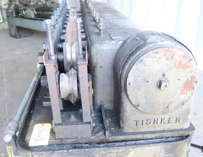 10-Stand TISHKEN Roll Former, 1.5 Spdl, 10 RS, 9 Horiz, 4 - 6.5 Vert, 15 HP