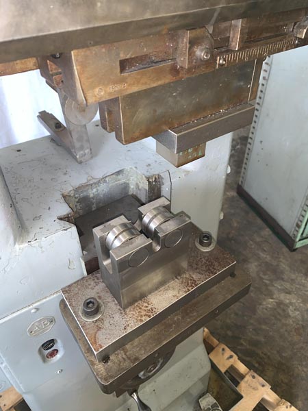 SCHMIDT Marking Machine, 4 Ton Pressure, 7 Lines @ 1/16 to 2 Lines @ 1/4 , 2 HP