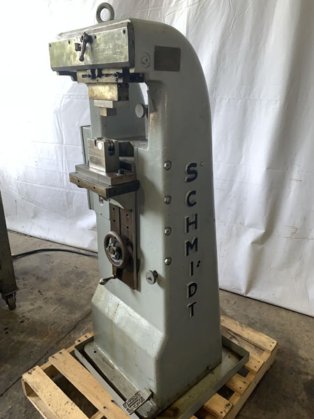 SCHMIDT Marking Machine, 4 Ton Pressure, 7 Lines @ 1/16 to 2 Lines @ 1/4 , 2 HP