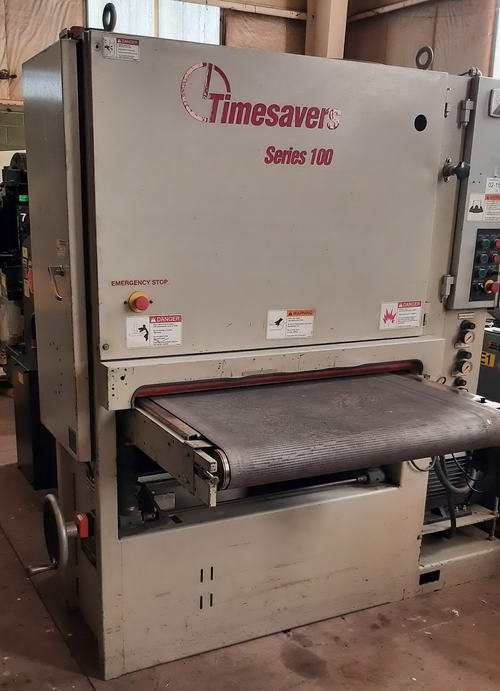 37 TIMESAVERS Belt Sander, 0 to 5 Part Ht, 15 to 45 FPM Conv, 20 HP