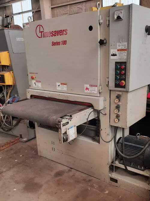 37 TIMESAVERS Belt Sander, 0 to 5 Part Ht, 15 to 45 FPM Conv, 20 HP