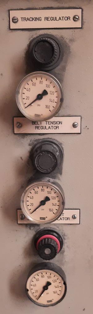 37 TIMESAVERS Belt Sander, 0 to 5 Part Ht, 15 to 45 FPM Conv, 20 HP