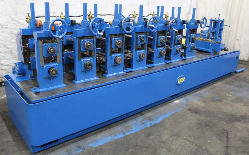 7-Stand YODER M2-1/2 Roll Former, 2-1/2 Spdl, 14 RS, 18 Horiz, 4 to 7 Vert