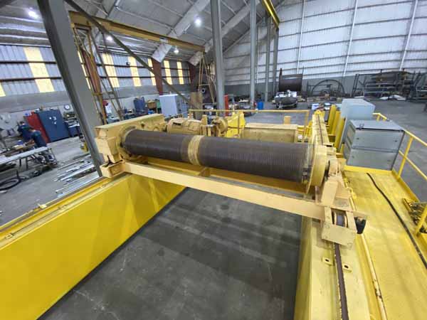 20 Ton LANDEL Overhead Bridge Crane, 68' Span, 80' Lift, Pendant Control