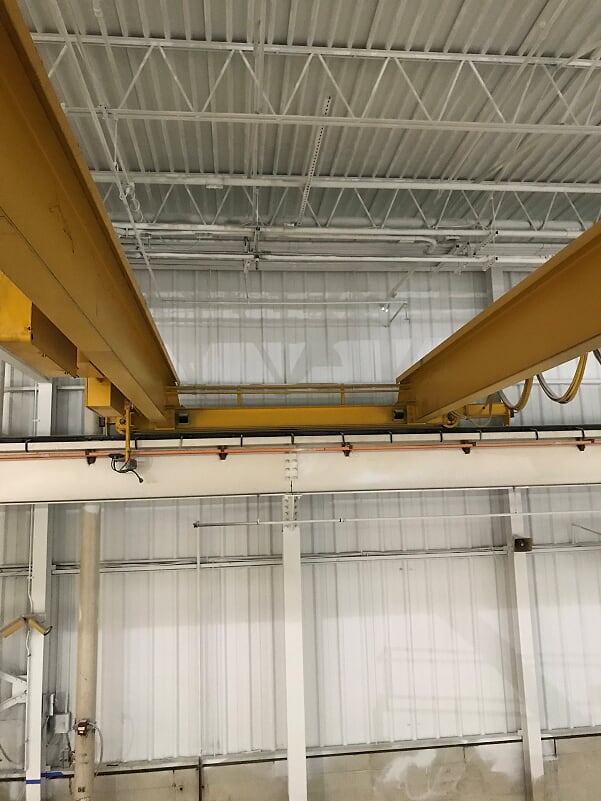 12.5 Ton SHANNAHAN Underslung Overhead Bridge Crane, 36'9 Span, 18' Lift