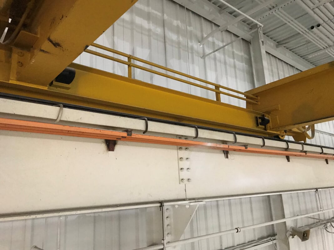12.5 Ton SHANNAHAN Underslung Overhead Bridge Crane, 36'9 Span, 18' Lift