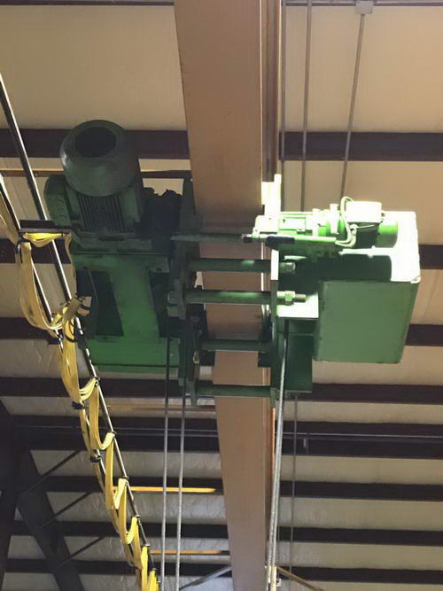 10 Ton RMT Crane, 45' Span, 12' Under Hook, 147' Runway, Pendant/Remote Control