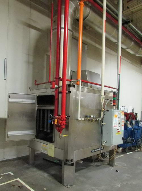 8,000 CFM HELICAL DYNAMICS Oil / Mist Collector, Stainless Steel, 25 HP