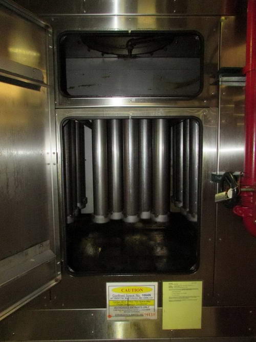 12,000 CFM HELICAL DYNAMICS Oil / Mist Collector, Stainless Steel, 40 HP