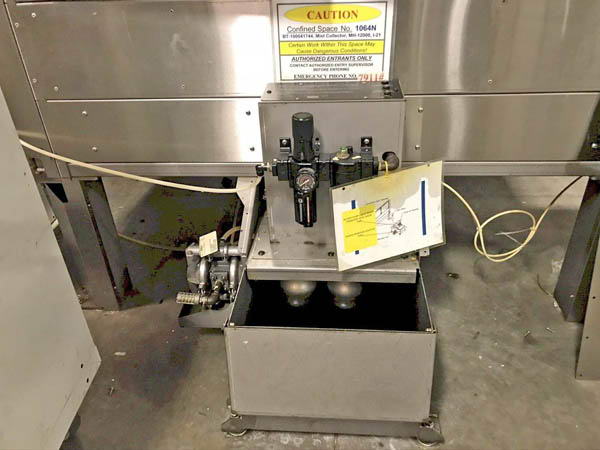 12,000 CFM HELICAL DYNAMICS Oil / Mist Collector, Stainless Steel, 40 HP