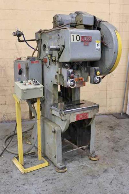 22 Ton BLISS OBI Press, 3 Str, 9-3/4 SH, 2-1/4 Adj, 23-1/2 x 14-1/2 Bed