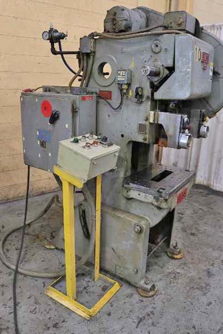 22 Ton BLISS OBI Press, 3 Str, 9-3/4 SH, 2-1/4 Adj, 23-1/2 x 14-1/2 Bed