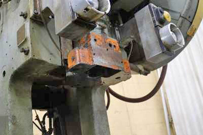 22 Ton BLISS OBI Press, 3 Str, 9-3/4 SH, 2-1/4 Adj, 23-1/2 x 14-1/2 Bed