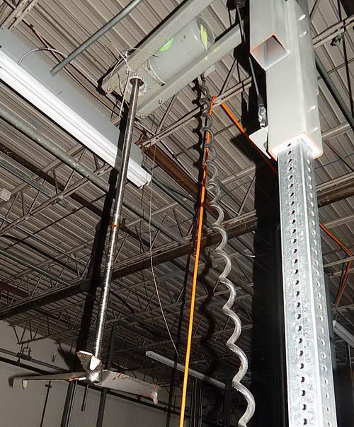 FUSION Stainless Steel Mixer, Rolling Stand, 65 Motorized Impeller Lift, 3 HP