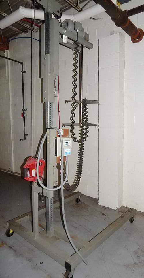 FUSION Stainless Steel Mixer, Rolling Stand, 65 Motorized Impeller Lift, 3 HP