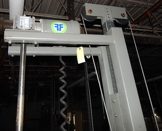 FUSION Stainless Steel Mixer, Rolling Stand, 65 Motorized Impeller Lift, 3 HP