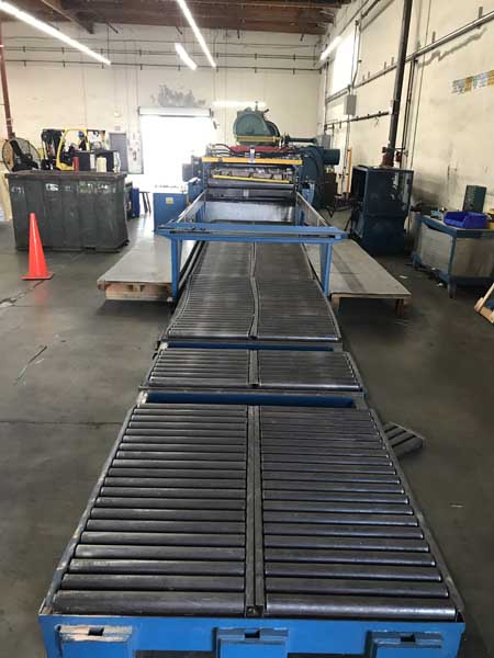 60 x .075 x 20,000 Lb IOWA PRECISION Cut-To-Length Line, .125 Aluminum