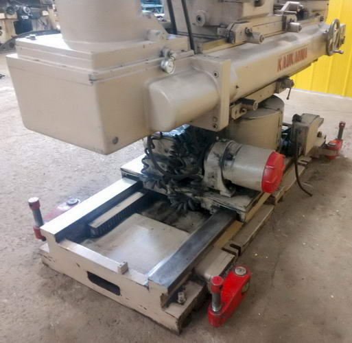 5' x 14 KAUKAUNA Drilling & Tapping Machine, 12 Spdl, Universal Head, 7.5 HP