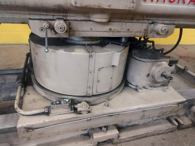 5' x 14 KAUKAUNA Drilling & Tapping Machine, 12 Spdl, Universal Head, 7.5 HP