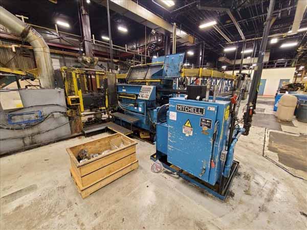 2.2 x 52 MITCHELL MONOTUBE UPPER COUNTERBORE FORMING MACHINE