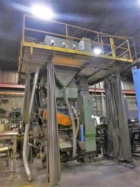 WHEELABRATOR BAR & TUBE SHOT BLAST MACHINE