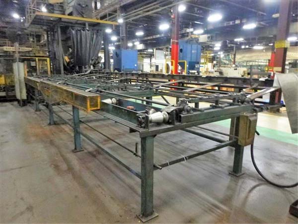 WHEELABRATOR BAR & TUBE SHOT BLAST MACHINE