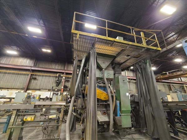 WHEELABRATOR BAR & TUBE SHOT BLAST MACHINE