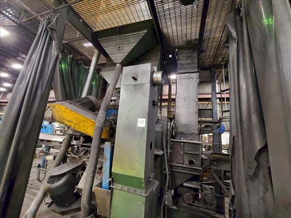 WHEELABRATOR BAR & TUBE SHOT BLAST MACHINE